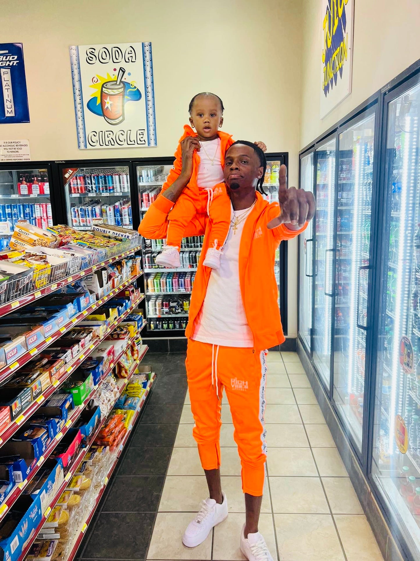 'ORANGE' RiCH BLAZING TRACKSUIT🔥🔥 - Rich Vibes Apparel