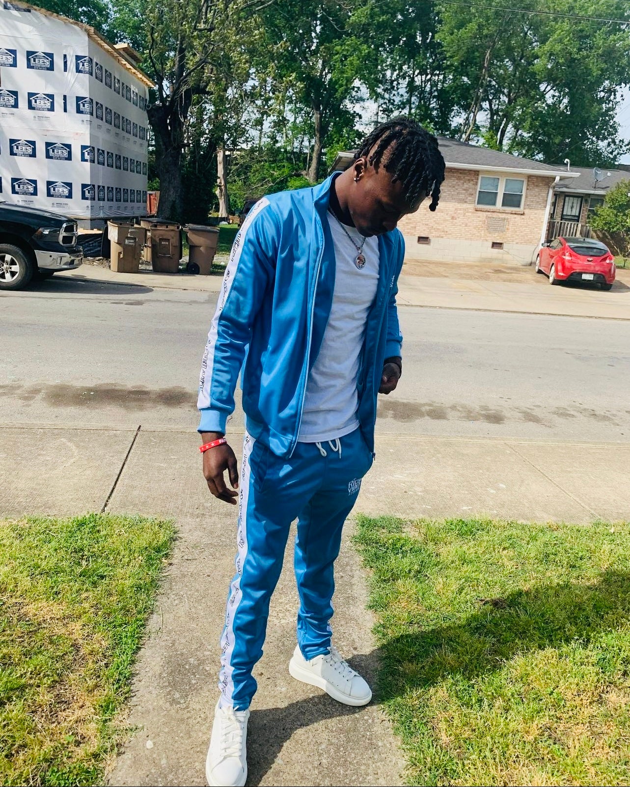 BABY BLUE' Rich Blazing Tracksuit - Rich Vibes Apparel