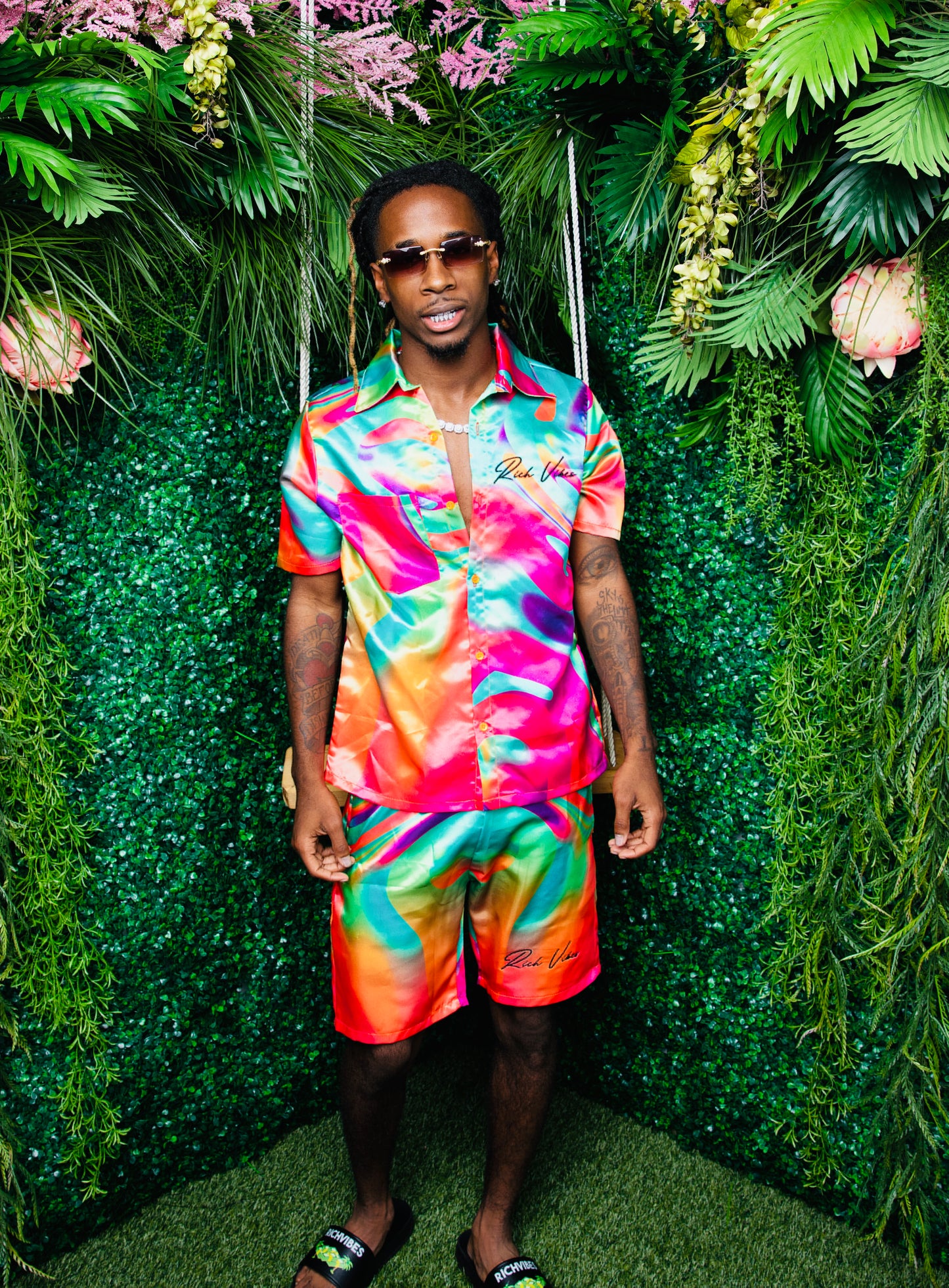 LUXURY Jungle' Silk Set💎 - Rich Vibes Apparel