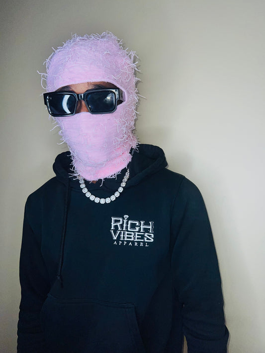 PURPLE Distressed Balaclava - Rich Vibes Apparel