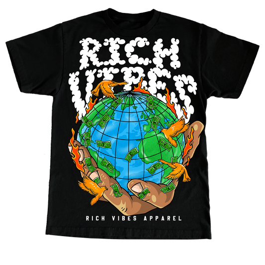 BLACK YNW' Graphic TEE - Rich Vibes Apparel