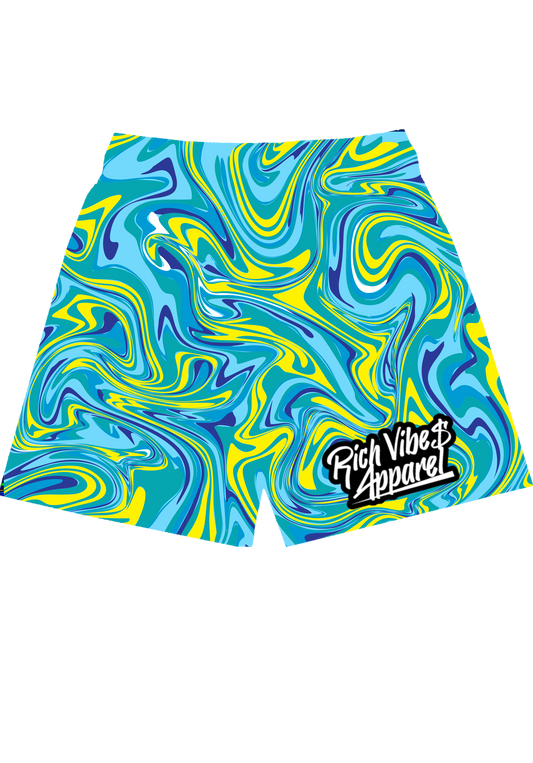 Pacific Liquid Mesh Shorts 🌊 - Rich Vibes Apparel