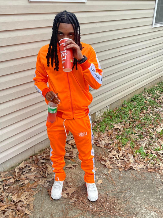 'ORANGE' RiCH BLAZING TRACKSUIT🔥🔥 - Rich Vibes Apparel