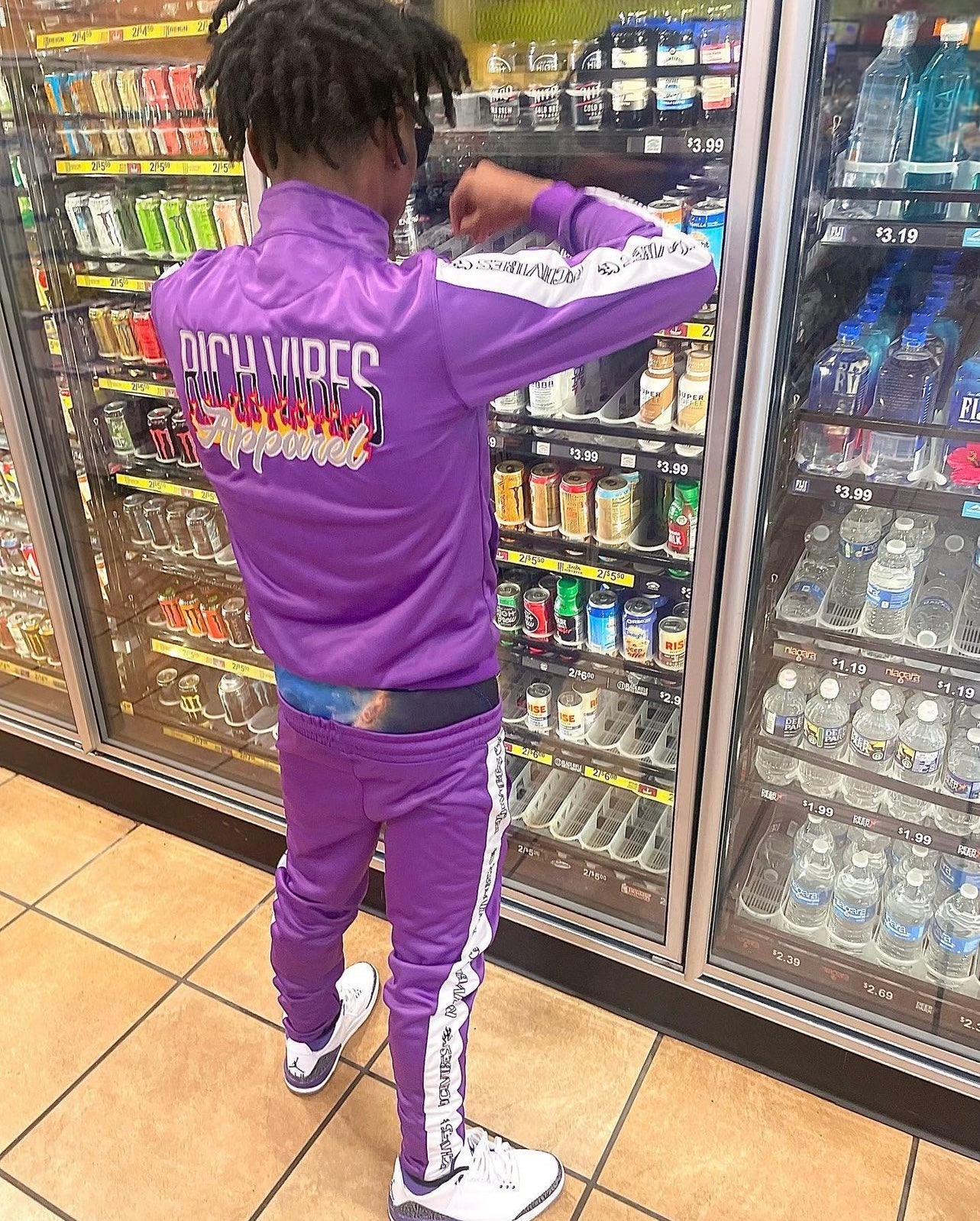 'PURPLE' RiCH BLAZING TRACKSUIT🔥🔥 - Rich Vibes Apparel