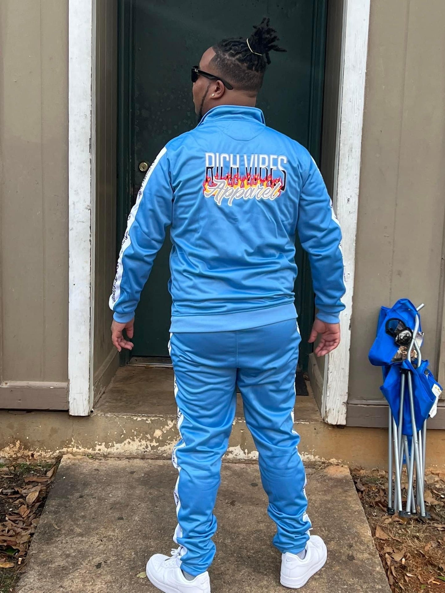 BABY BLUE'  Rich Blazing Tracksuit - Rich Vibes Apparel