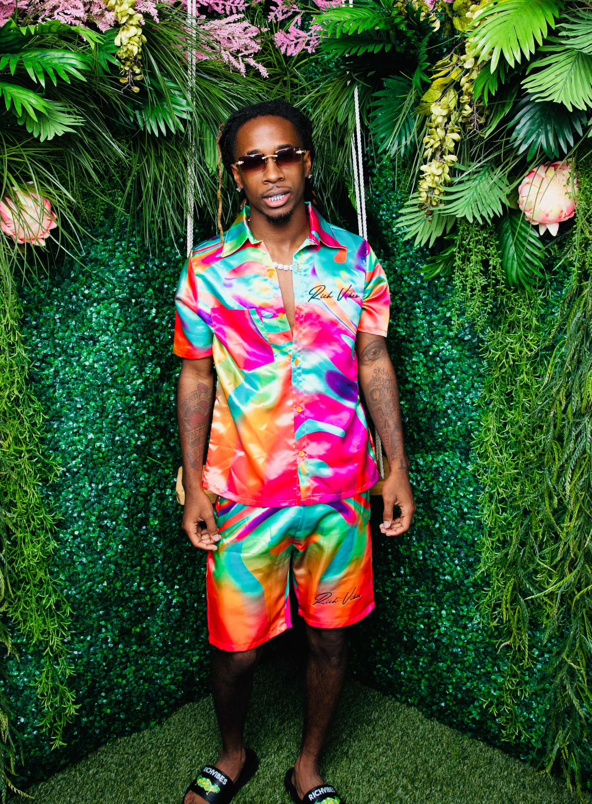 LUXURY Jungle' Silk Set💎 - Rich Vibes Apparel