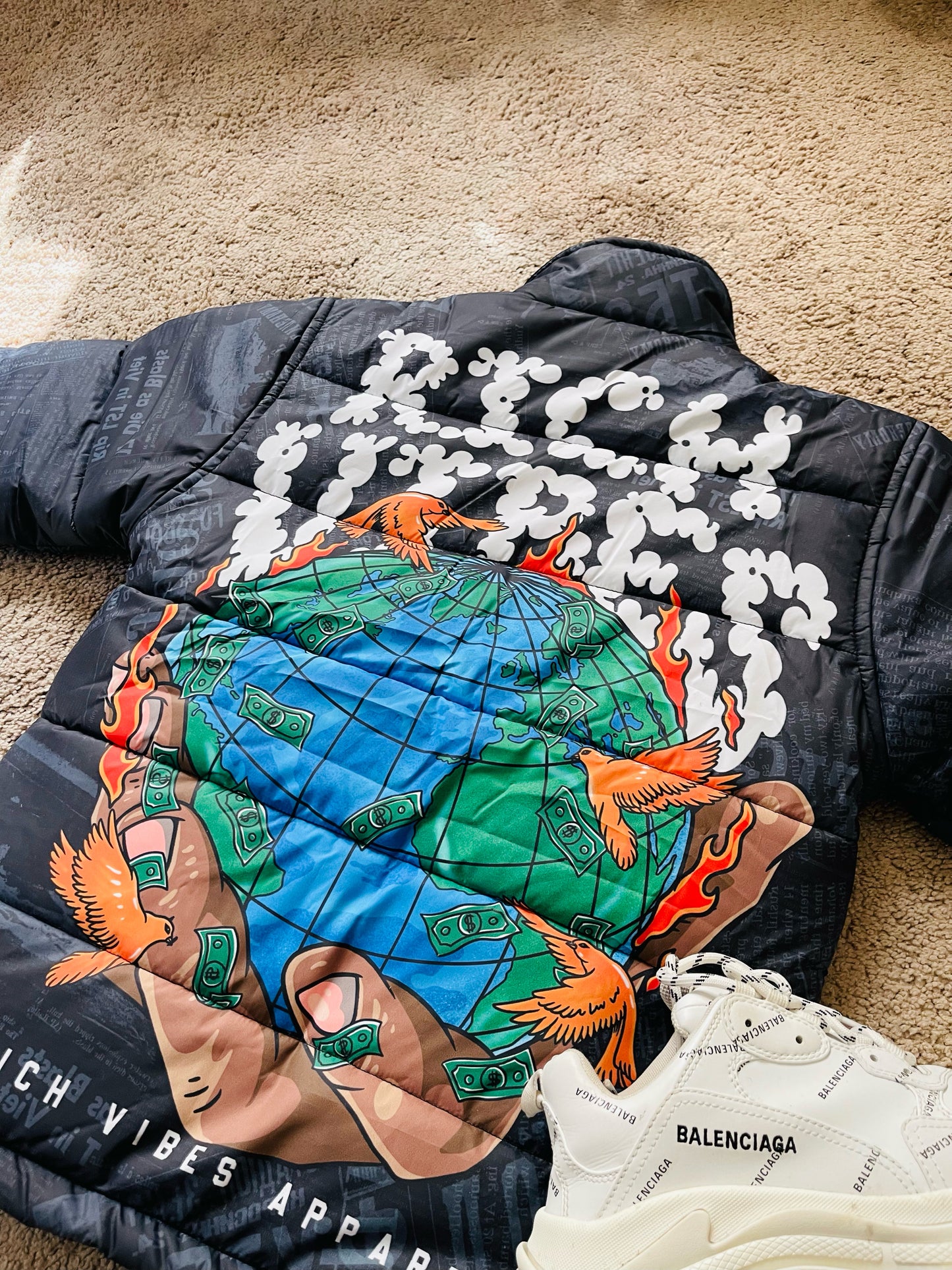[Limited Edition]YNW Puffer Jacket' 💎 - Rich Vibes Apparel