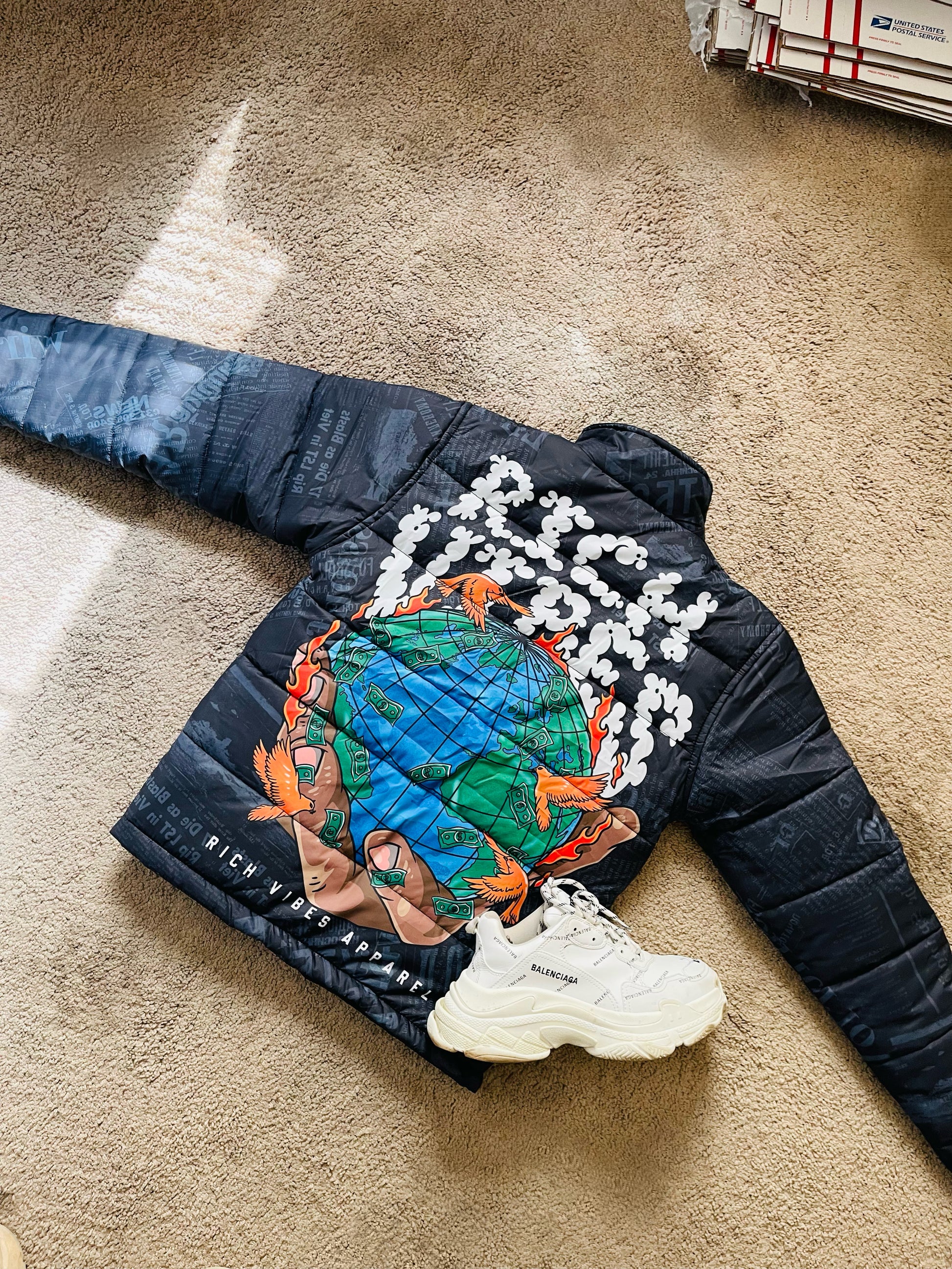 [Limited Edition]YNW Puffer Jacket' 💎 - Rich Vibes Apparel