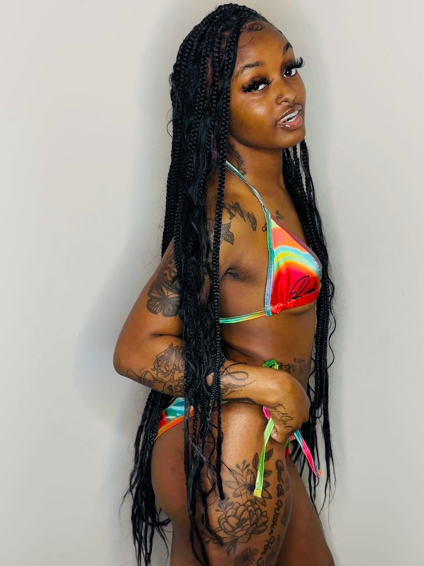 LUXURY Jungle' Silk BIKINI💕 - Rich Vibes Apparel